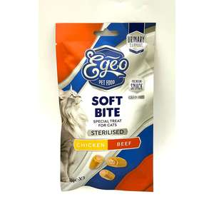 Egeo Egeo 貓零食 肉醬夾心系列 雞+牛肉 3x10g (HF04249)