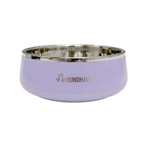 HUNDHAVN 犬用 防打翻不銹鋼寵物單狗碗 (P00217-1) 顔色隨機 (圖片4)