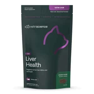 貓咪保健用品 VetriScience 貓用 護肝咀嚼片120粒 雞肉味 (0900792.120)
