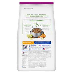 Hills Hills 狗糧 小型高齡犬 7+ 年輕活力 Adult Small & Mini Youthful Vitality 12.5lb 5lb  背面圖