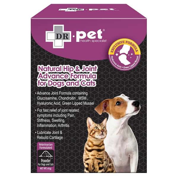 DR.pet DR.pet 維骨素強化關節天然粉劑配方 165g 165g 貓犬用 正面圖