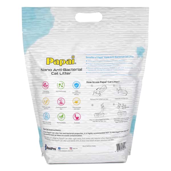 Papai巴派 Papai巴派 納米抗菌貓砂 2.5kg 5kg 正面圖