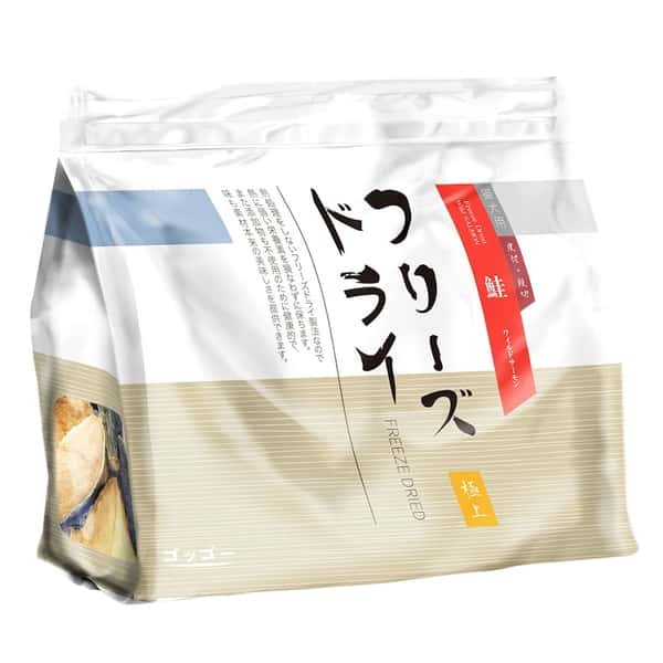 Goggo Goggo 貓狗零食 冷凍脫水小食 三文魚塊 200g 200g 正面圖