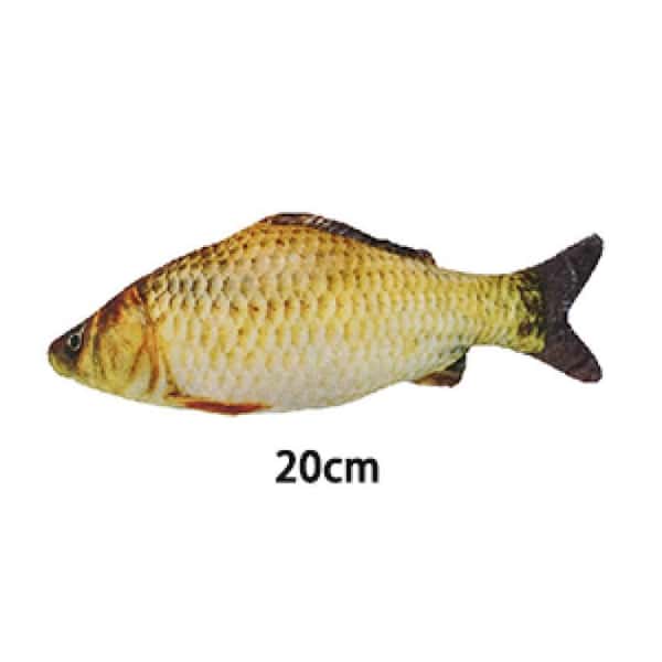 貓咪柔軟舒服抱枕玩具 鯽魚 小 - 開倉價優惠 (圖片1)