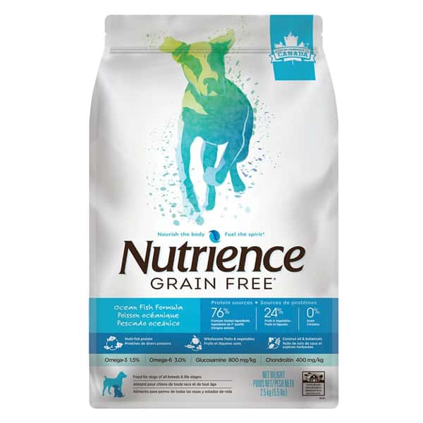 Nutrience Nutrience 無穀物狗糧 全犬配方 七種魚 22lb 10kg 22lb 正面圖
