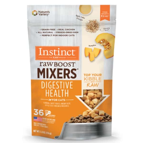 Instinct Instinct 貓糧 本能 貓糧 凍乾肉粒 腸道健康 5.5oz 5oz 正面圖