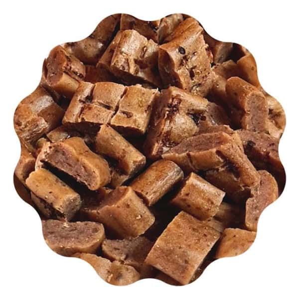 All All Barks Farmer's Nibbles 雞肉白魚粒粒狗小食 100g 100g 側面圖