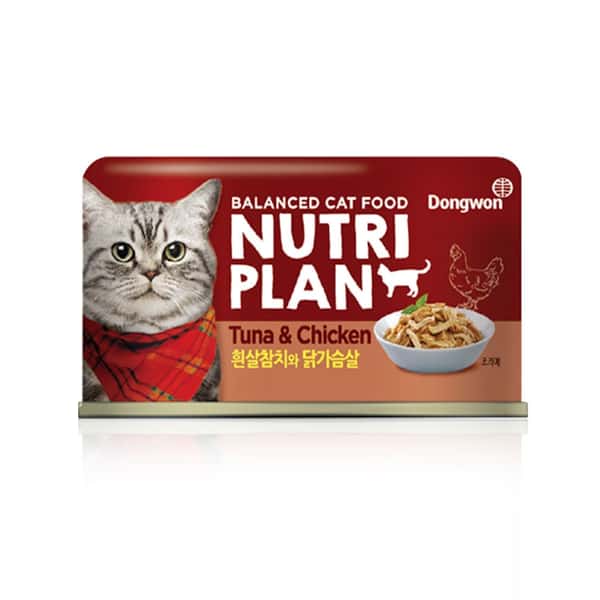 Nutriplan 貓罐頭 營養企劃 韓國低磷主食罐 雞肉及白身吞拿魚 160g (64612)- 限時優惠 (圖片1)