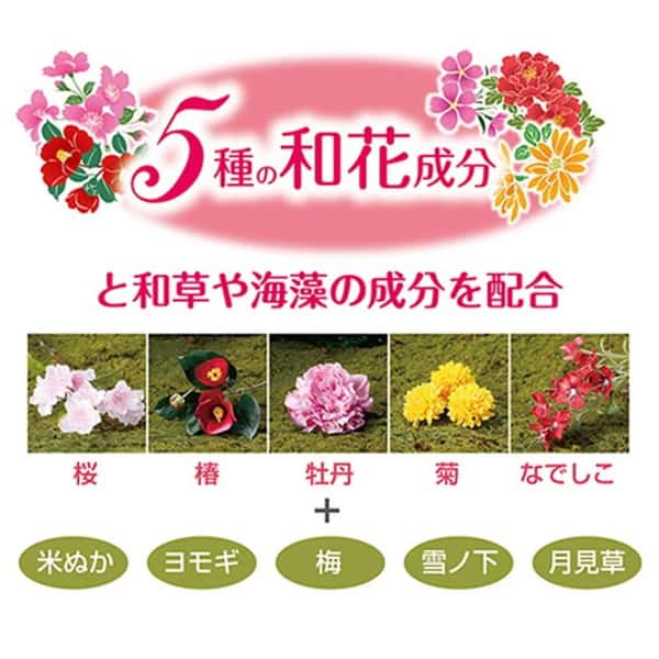 Petio Petio 日本製 和彩美花 氨基酸護理 花香低刺激洗毛液 480ml 480ml 犬用 背面圖