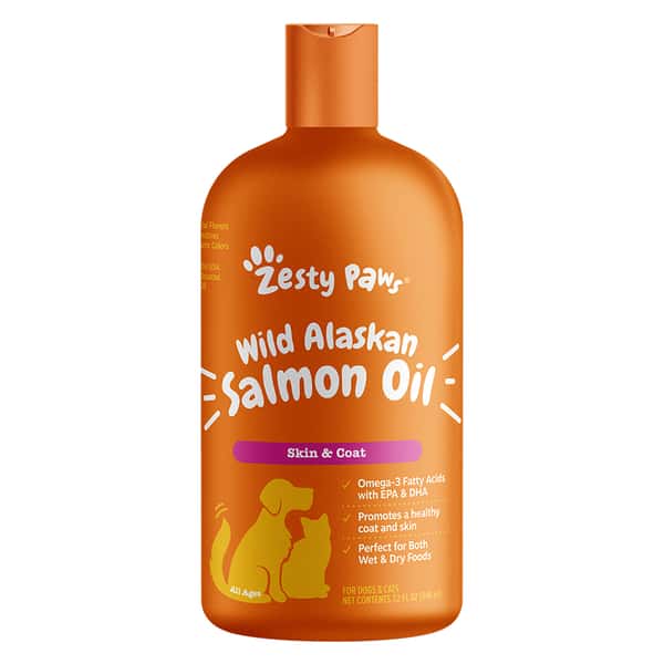 Zesty Zesty Paws 野生阿拉斯加三文魚油 WILD ALASKAN SALMON OILPUMP 320Z 正面圖