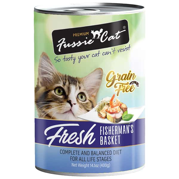 Fussie Fussie Cat 貓罐頭 漁夫之籃 400g 400g 正面圖