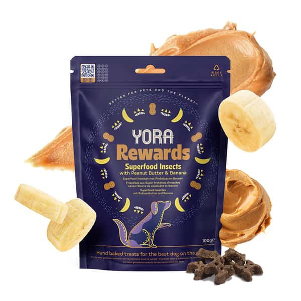 YORA YORA 夢想家營養犬小食 花生醬配香蕉 100g 100g 背面圖