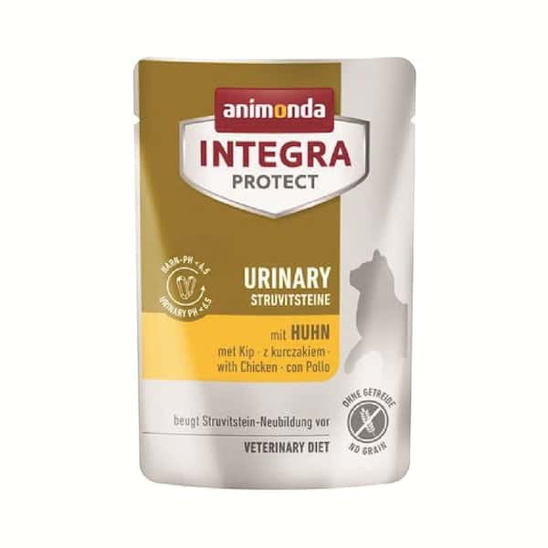 Animonda Animonda INTEGRA PROTECT 處方糧 貓濕糧 成貓尿道磷酸銨鎂結石 雞肉配方 85g 85g 正面圖