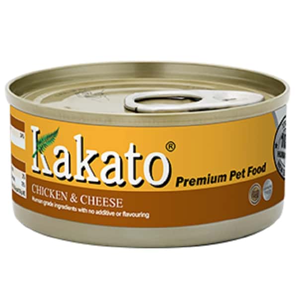 Kakato Kakato 罐頭 貓狗罐頭 雞肉及芝士 170g 170g 正面圖