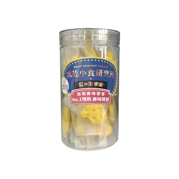 凍乾小食研究所 凍乾小食研究所 x 寵之遊樂園 凍乾 貓零食 狗零食 芝士奶酪 20粒 20粒 正面圖