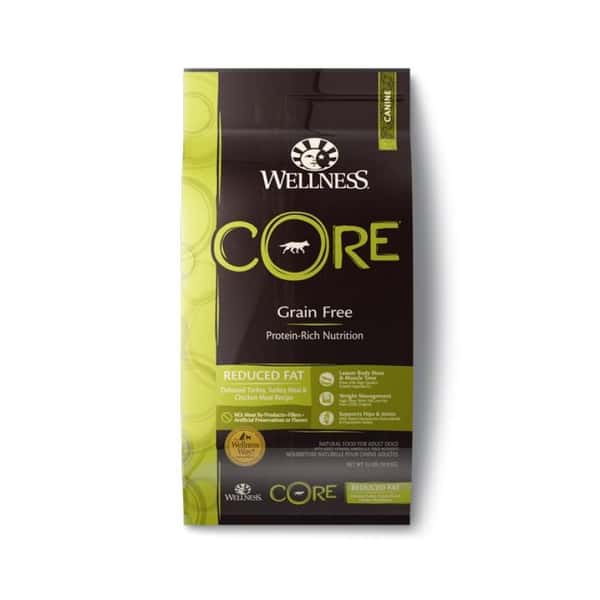 WELLNESS WELLNESS CORE 狗糧 無穀物 體重管理配方 去骨火雞及雞肉 4lb 4lb  正面圖