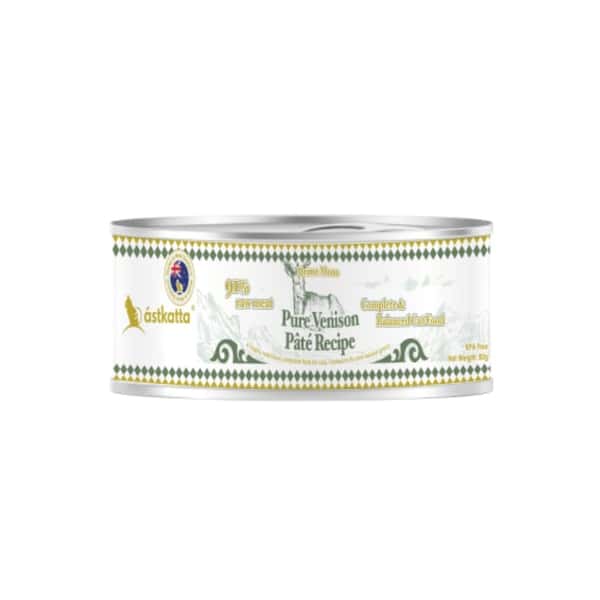 Astkatta 貓罐頭 主食罐 純溯系列 純鹿肉純淨天然肉醬罐 80g (P00208) (圖片1)