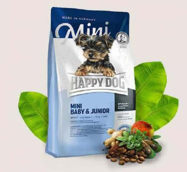 Happy Happy Dog Supreme Mini 小型幼犬配方 Mini Baby & Junior 300g 300g 正面圖