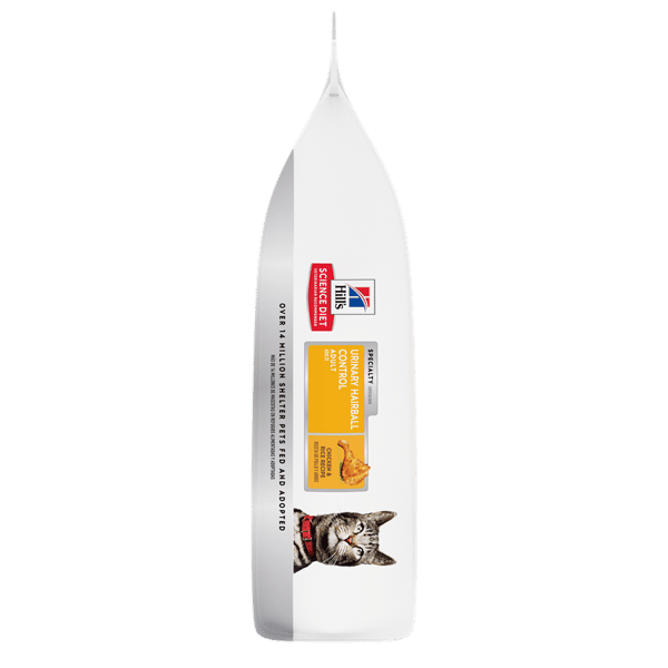 Hills Hills 貓糧 成貓泌尿道健康及去毛球配方 Adult Urinary Hairball Control 15.5lb 5lb 特寫圖