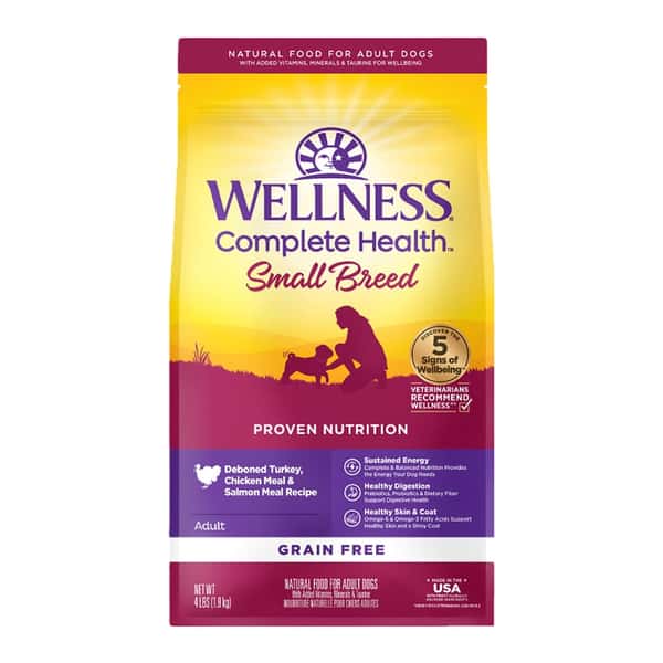 WELLNESS WELLNESS 狗糧 Complete Health 無穀物 GRAIN FREE 小型成犬配方 11lb 11lb  正面圖