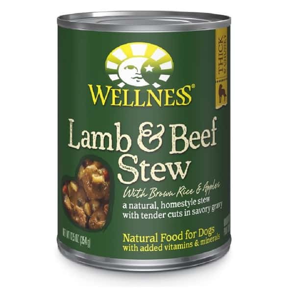 WELLNESS WELLNESS 狗罐頭 Complete Health STEW燜燒煮意系列 羊柳燴牛腩蘋果 12.5oz 354g 5oz 正面圖