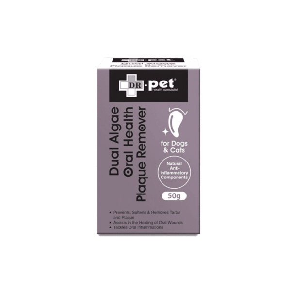 DR.pet DR.pet 雙藻類抗炎牙石粉 DP0011A 50g 50g 貓犬用 正面圖