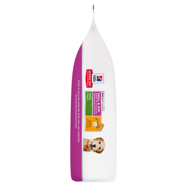 Hills Hills 狗糧 小型高齡犬 7+ 年輕活力 Adult Small & Mini Youthful Vitality 12.5lb 5lb 側面圖