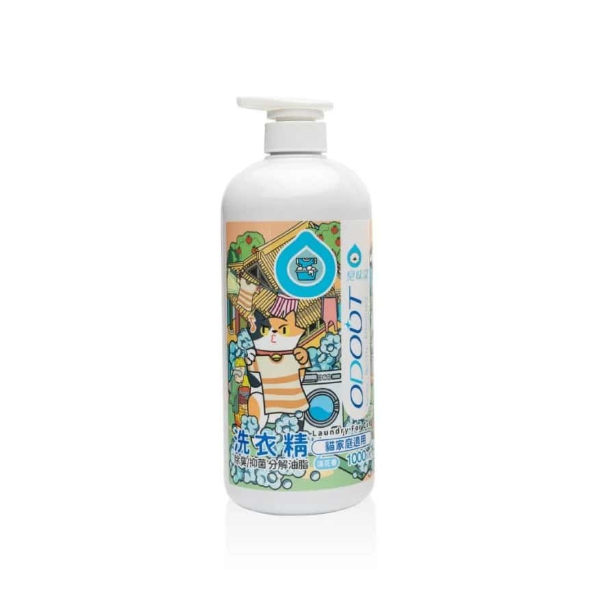 ODOUT臭味滾 布類洗潔液 貓用 1L (91602267/91603863) (新舊包裝隨機發貨) (img2)