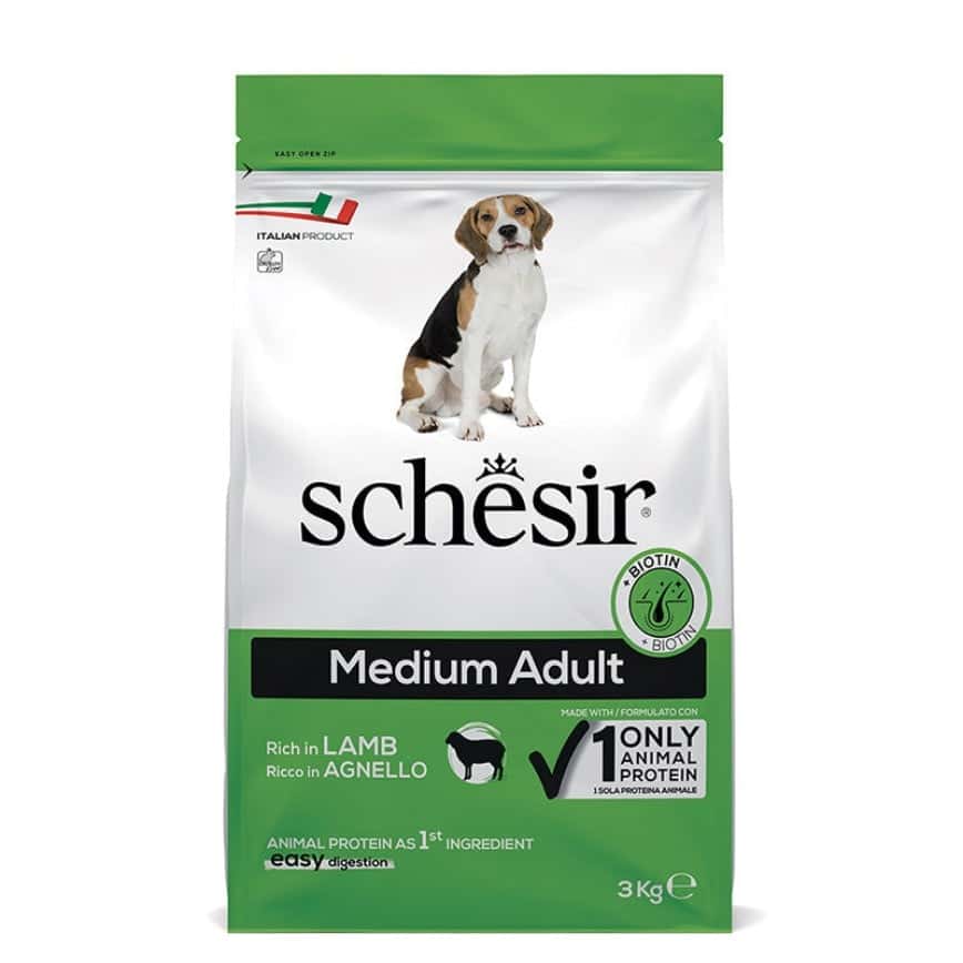 Schesir 狗糧 中型成犬糧 天然羊肉配方 3kg (SCH16010) (img2)