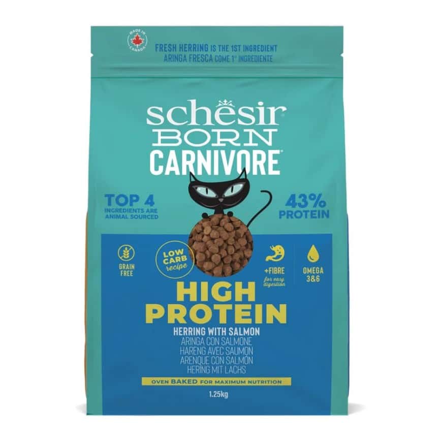 Schesir Cat Food Adult Grain-Free High Protein Herring & Salmon 1.25kg (img2)