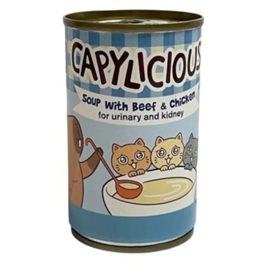 CARYLICIOUS 貓罐頭 強泌尿補腎配方 牛肉雞肉湯罐 140g (101590) (img2)