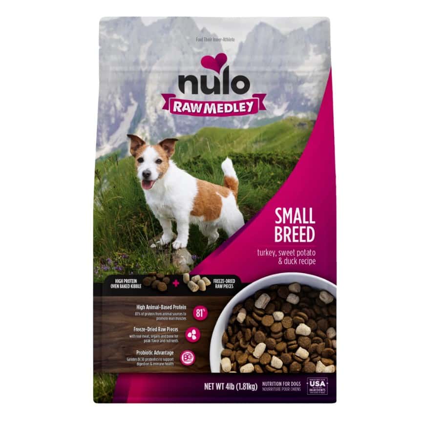 Nulo Raw Medley 無穀物狗糧+凍乾 小型犬 火雞肉+甜薯+鴨肉配方 4lb (71FZ04) (img2)