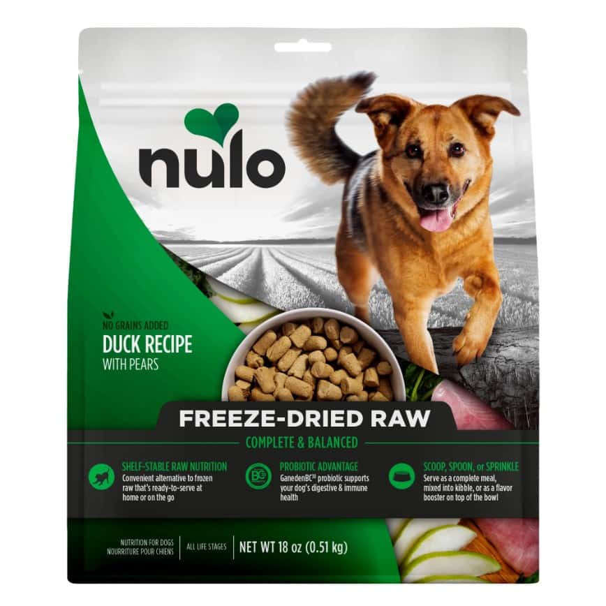 Nulo 無穀物凍乾狗糧 鴨+梨配方 18oz (55FD18) (img2)