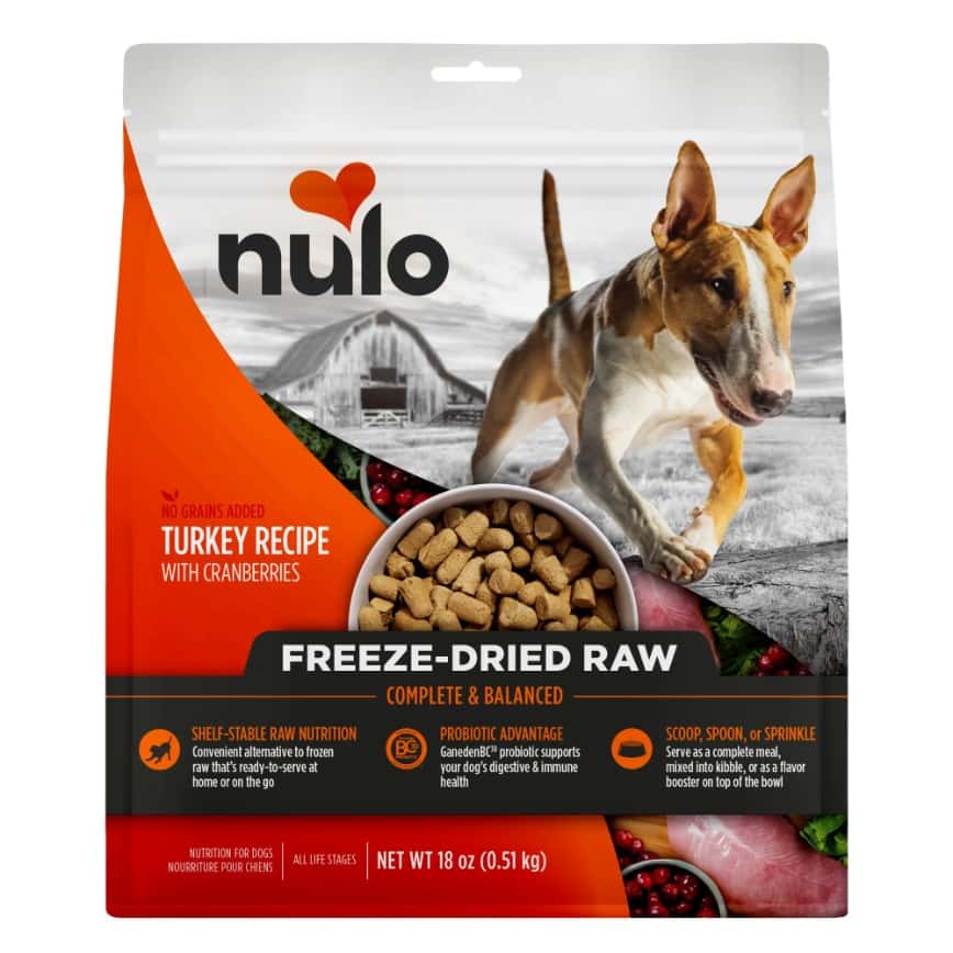 Nulo 無穀物凍乾狗糧 火雞+蔓越莓 18oz (55FT18) (img2)