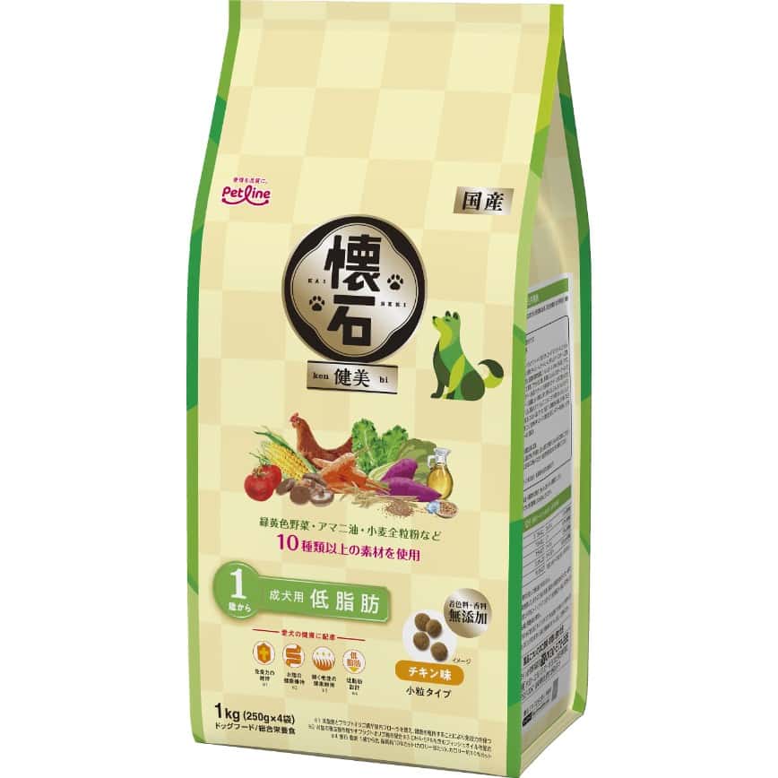 日本PetLine 懷石健美狗糧 低脂成犬配方 250g×4 (PL-DKSD-6) (img2)