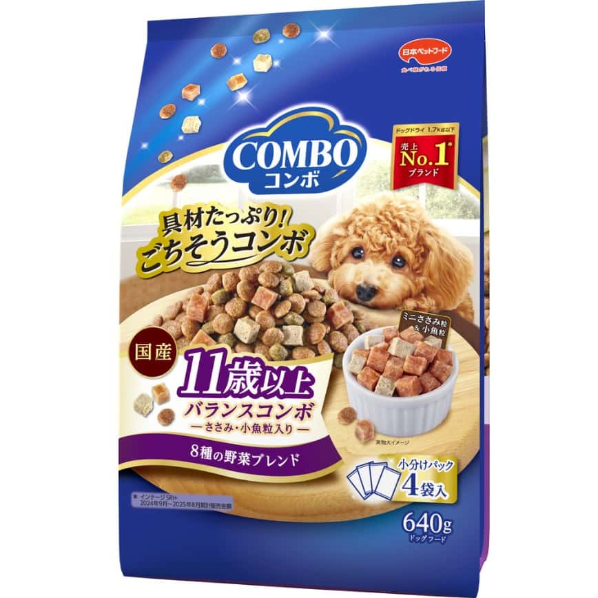 COMBO 狗糧 11+老犬專用 160g×4 (NPF-CD11640) (img2)