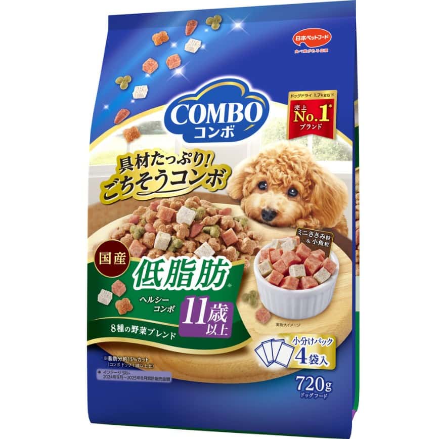 COMBO 狗糧 老犬11+專用 低脂配方 180g×4 (NPF-CDL11720) (img2)
