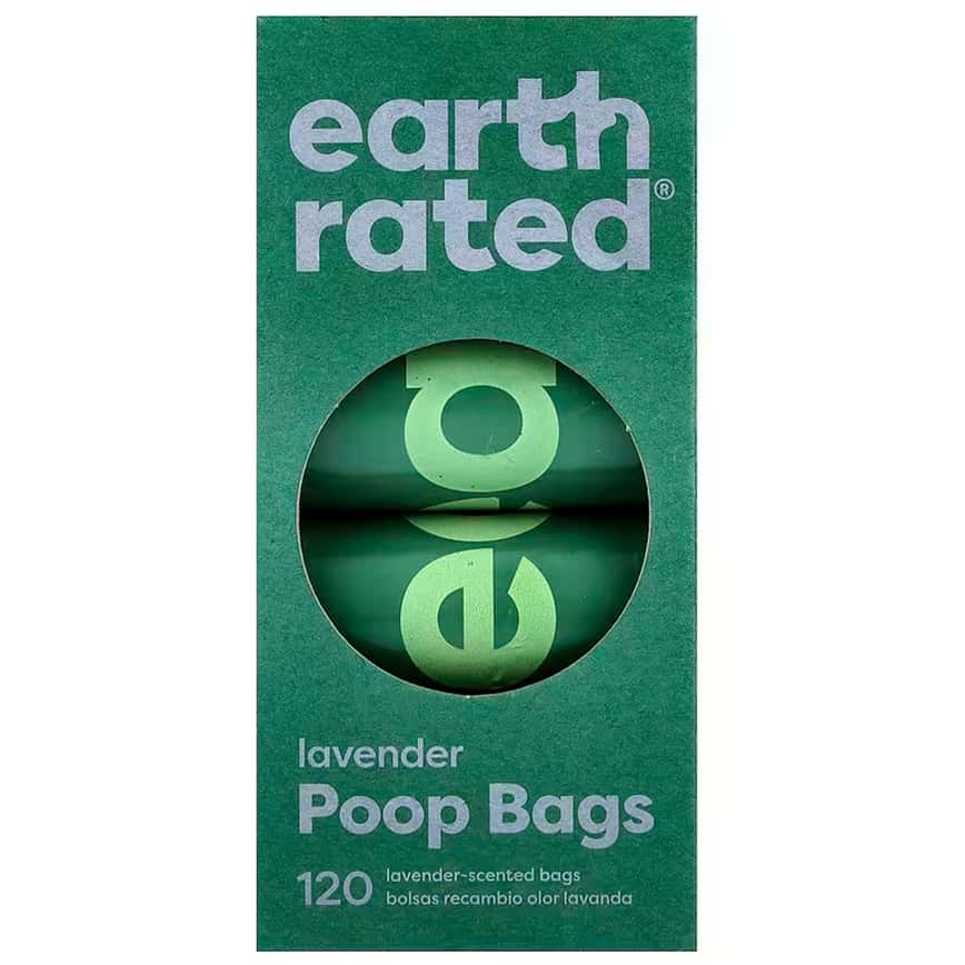 Earth Rated Poop Bags for Backyard Pickups Lavender 120pcs 薰衣草味撿便袋 120枚 (圖片2)