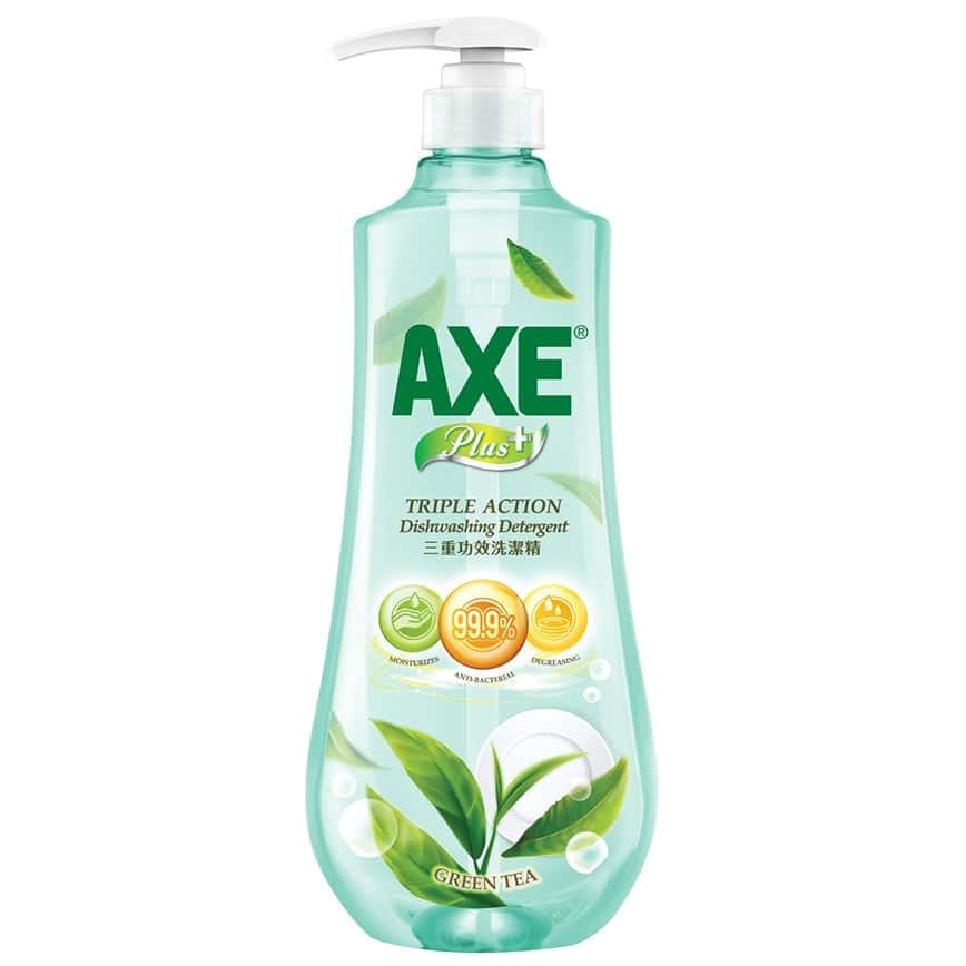 AXE Plus+ 三重功效洗潔精 Triple Action Dishwashing Detergent 綠茶 Green Tea 1kg (11411008010048-004) (TBS) - 清貨優惠 (圖片2)