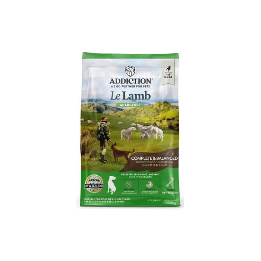 Addiction 狗糧 天然⽺⾁無榖物成⽝配⽅ 20lbs (圖片2)