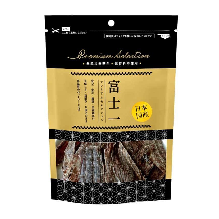 富士一 寵物小食 日本北海道高級牧場 牛肉薄片 40g (貓犬用) (圖片2)