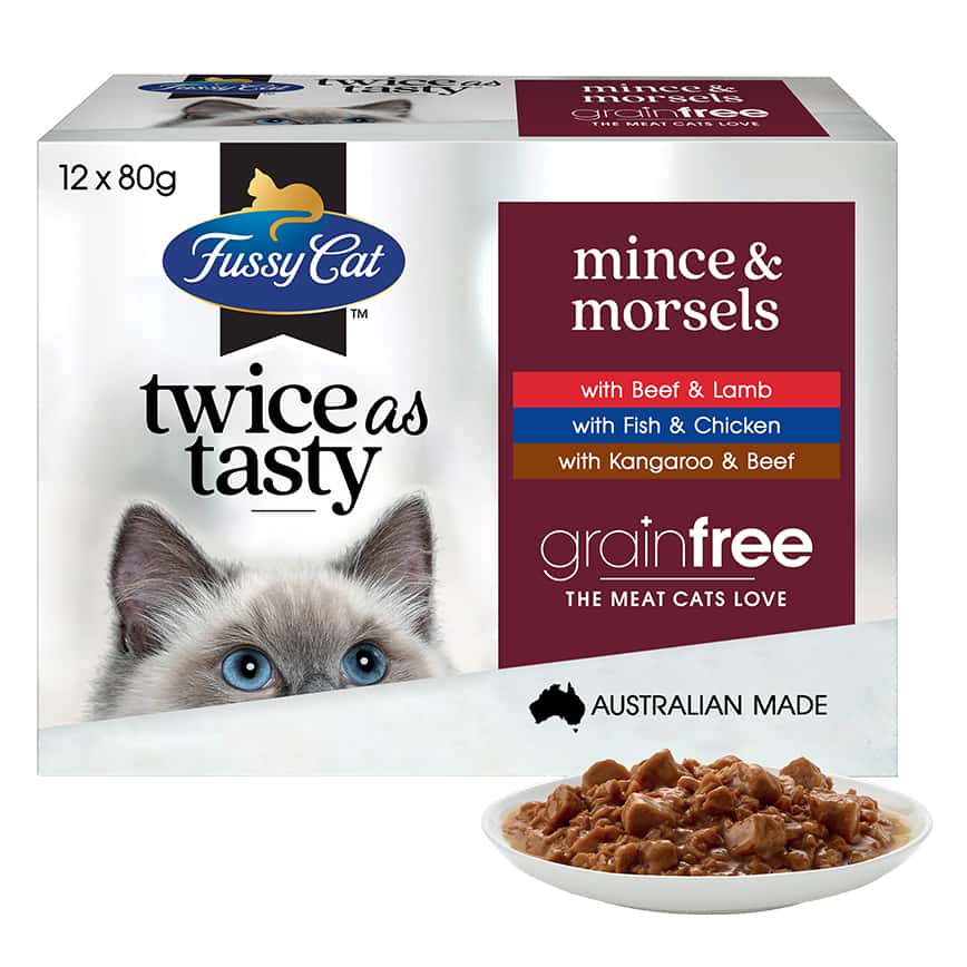 Fussy Cat Twice as TastyMince & Morsels 80gx12 (FC152227) (圖片2)