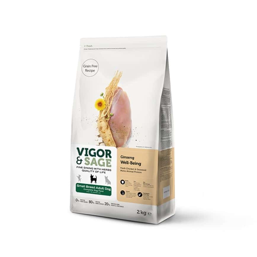 VIGOR & SAGE 無穀物天然糧 人參小型成犬 Ginseng Well-Being 6kg (17133) (圖片2)