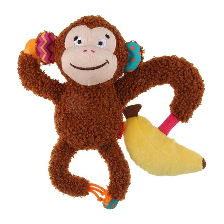 GiGwi Plush Friendz中小型犬系列頑皮猴子/大象 (款式隨機) (圖片2)