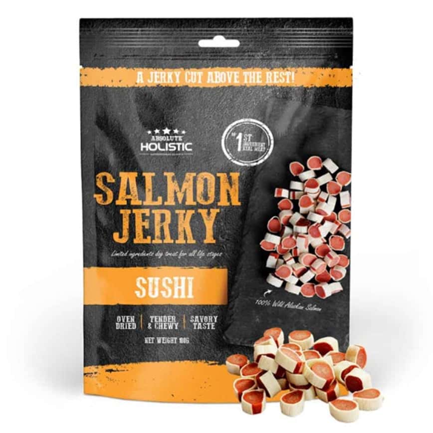 Absolute Holistic 高級純天然狗小食 鮮三文魚壽司 100g (MJ-28S/AJ-9933S) (新舊包裝隨機發貨) (圖片2)