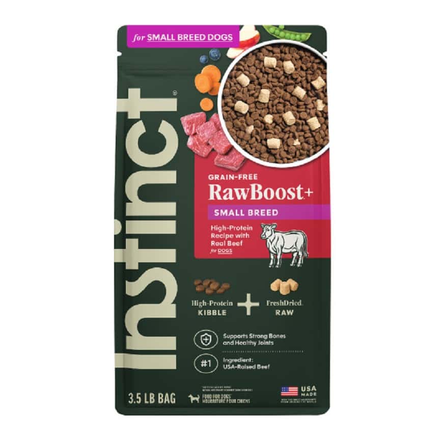 Instinct 狗糧 小型犬糧 無穀物生肉系列 牛肉 3.5lb (656364) (新舊包裝隨機發貨) (圖片2)