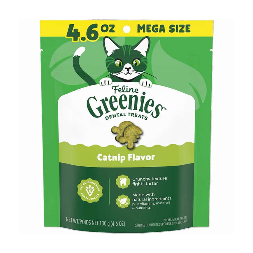 Greenies Feline貓齒靈 貓零食 貓貓潔齒餅 貓草味 4.6oz (10205294) (新舊包裝隨機發貨) (圖片2)