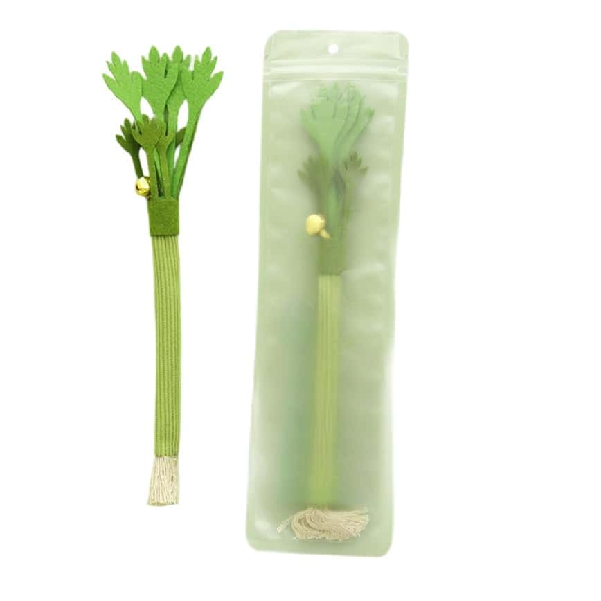 貓玩具 木天蓼仿真蔬菜耐咬磨牙玩具 款式隨機 1個 (圖片2)