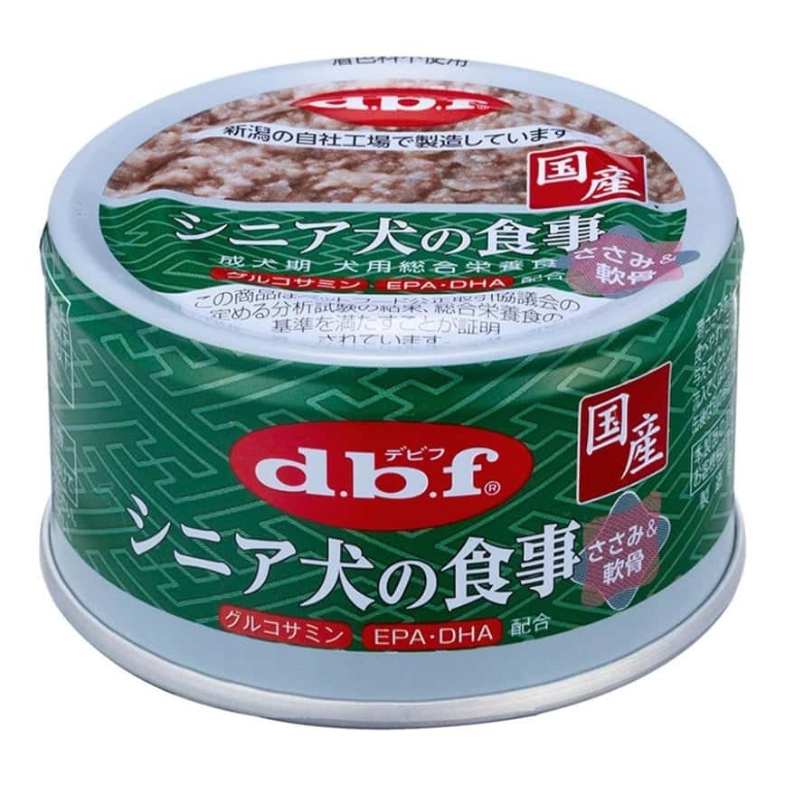 日本d.b.f 狗罐頭 老犬雞肉+豬軟骨 (葡萄糖胺+DHA 配合) 85g (D1127) (圖片2)