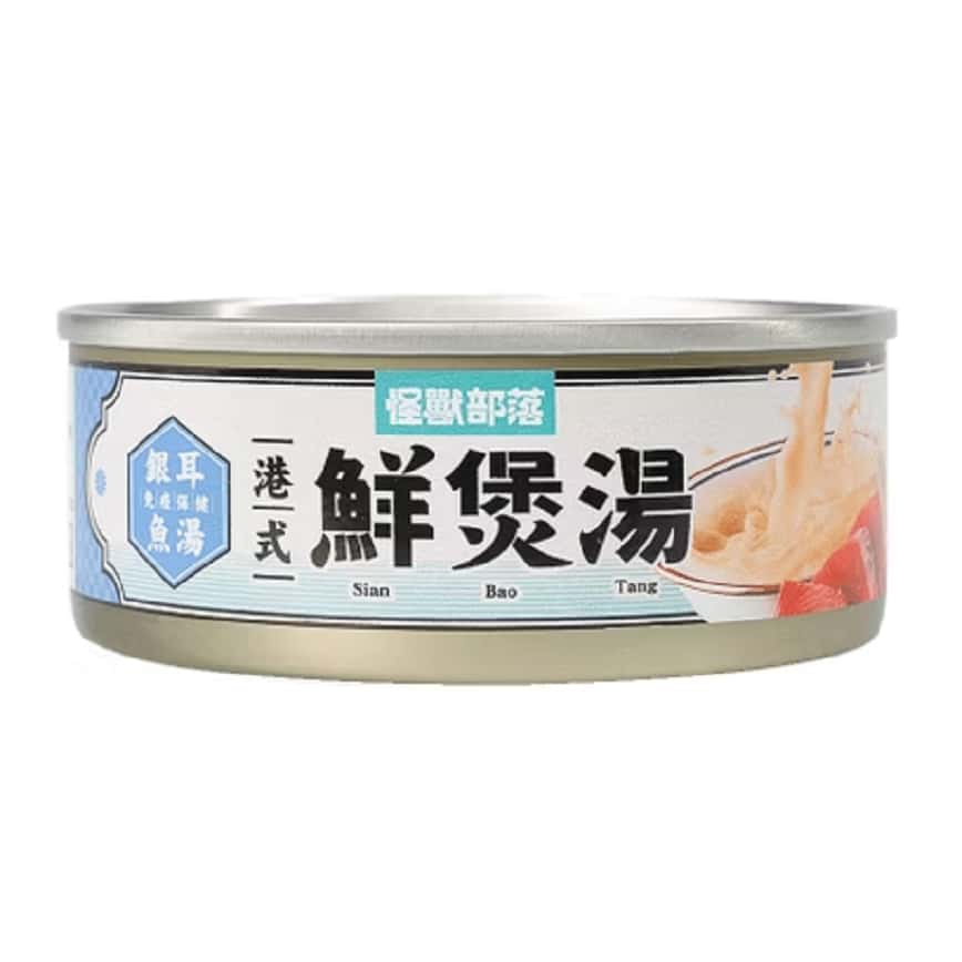 怪獸部落 貓犬副食罐 港式鮮煲湯 銀耳魚湯 80g (圖片2)